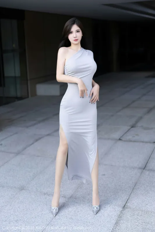 XIAOYU 语画 Vol.1074 小蛮妖Yummy 灰色蕾丝内衣贵州旅拍 [82P]