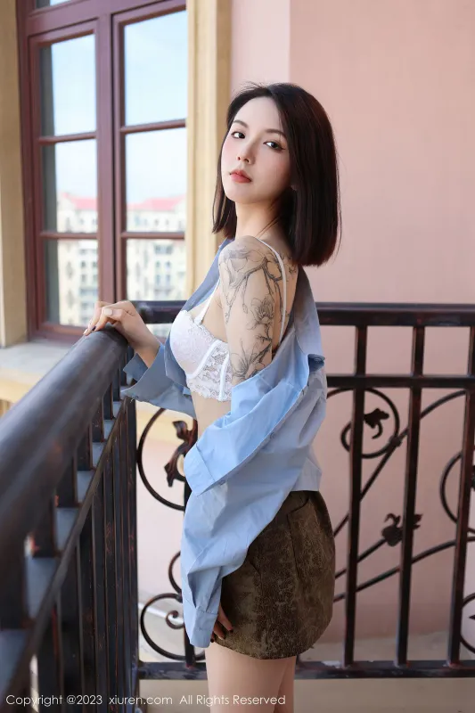 秀人网 No.6661 乔一一 短裙美腿 - 机器猫次元