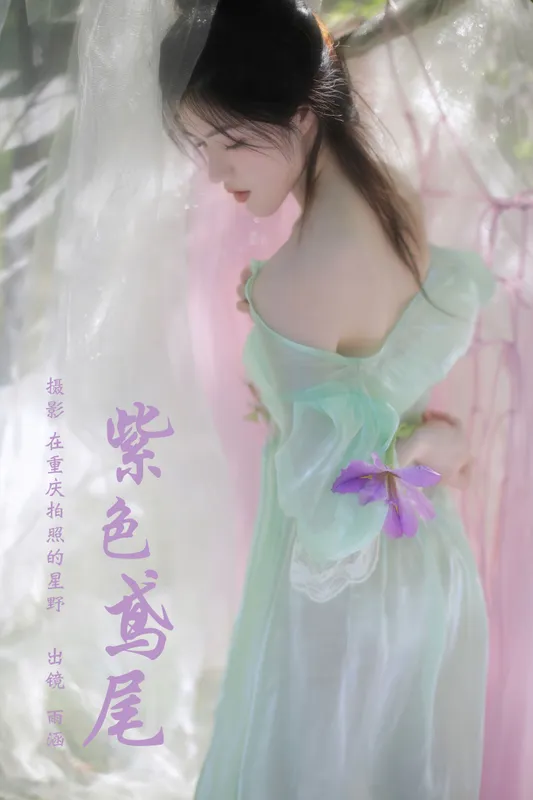 雨涵 – 《紫色鸢尾》[21P] - 机器猫次元