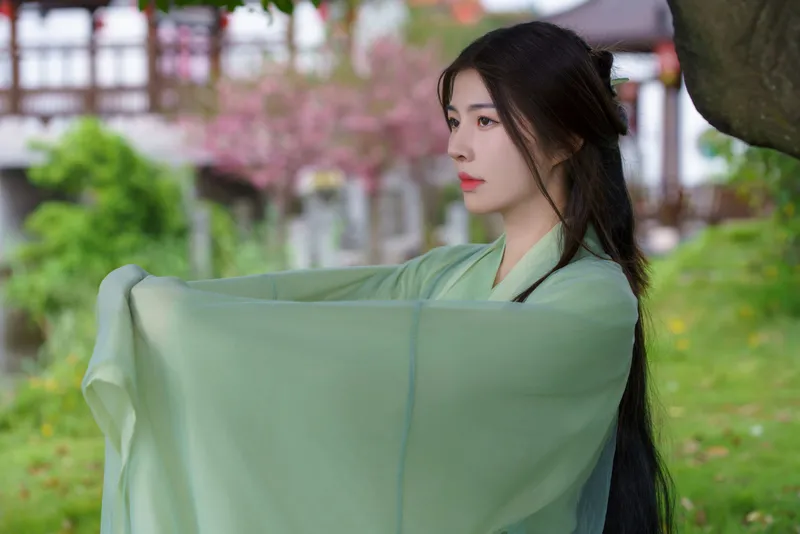 青葙女子 – 《绿衣幽梦：古韵风华集》[15P] - 机器猫次元
