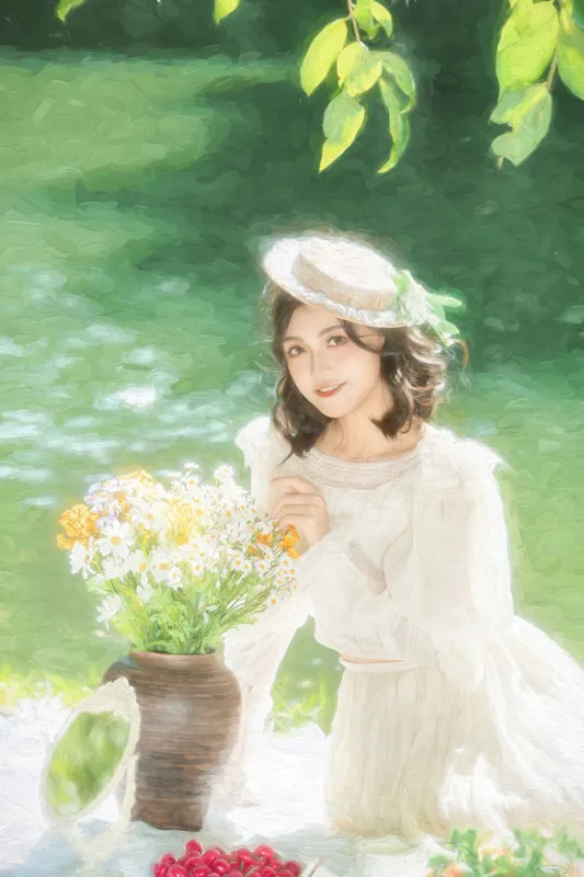阿稀 - 《赴一场油画般的浪漫野餐》[20P]