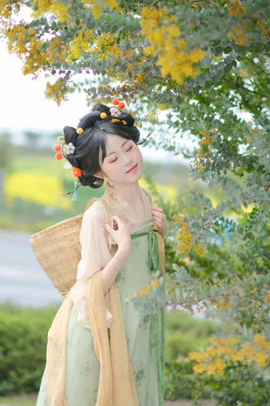 1010 - 《可可爱爱的小唐风金合欢写真》[14P]