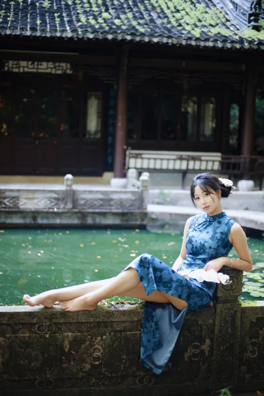 小u - 《江南旗袍的柔美》[45P]
