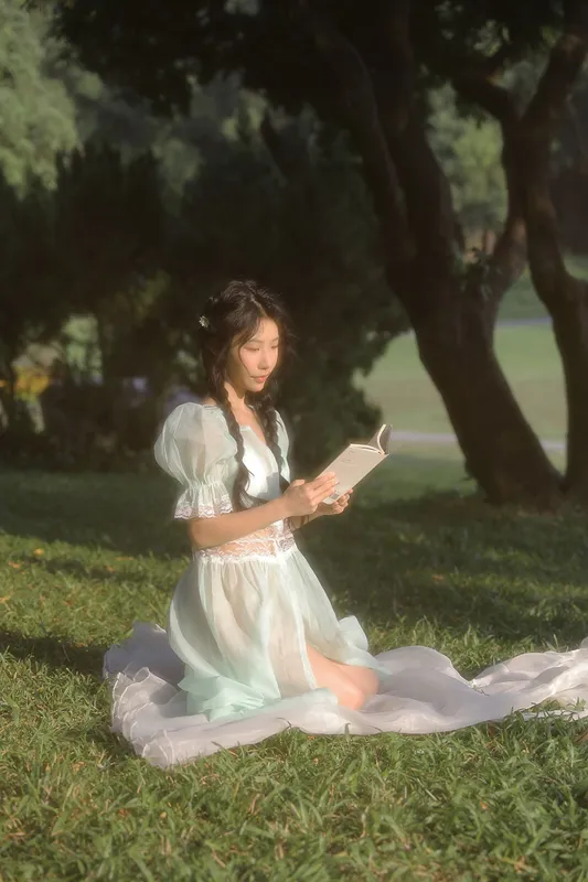 Wendy园子模特 – 《绿野》[9P] - 机器猫次元