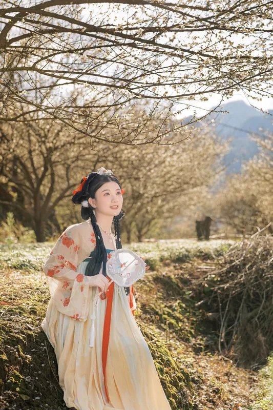 圆圆 – 《古风人像拍摄-梅花-圆圆》[20P] - 机器猫次元