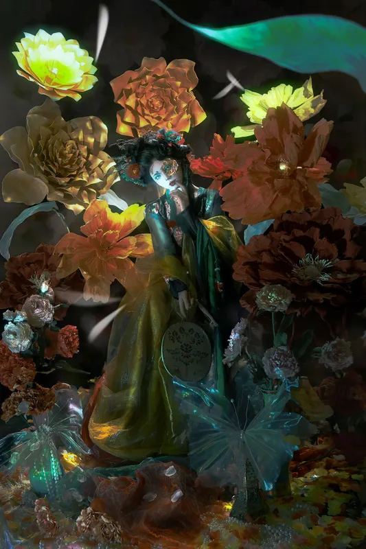 蓝曦 - 《腐烂的牡丹花》[9P]