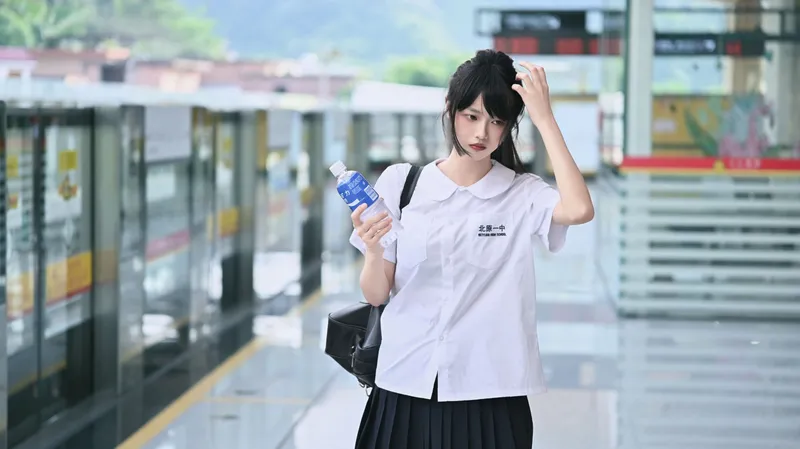 《地铁站拍摄》[9P]
