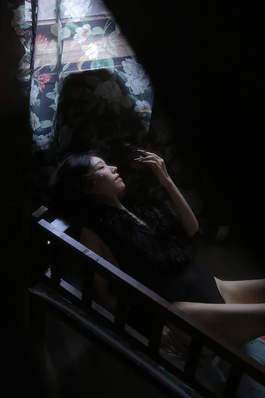 野生模特园子 - 《黑蝶》[17P]