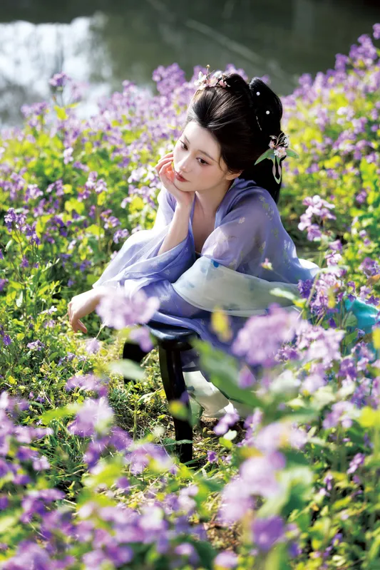 百变小洁 – 《二月兰汉服》[13P] - 机器猫次元