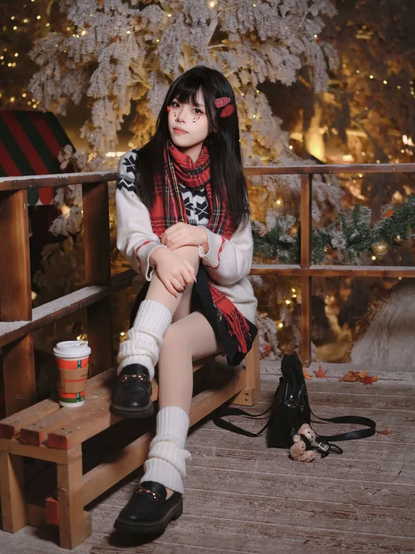 西柚子 - 《圣诞jk》[27P]