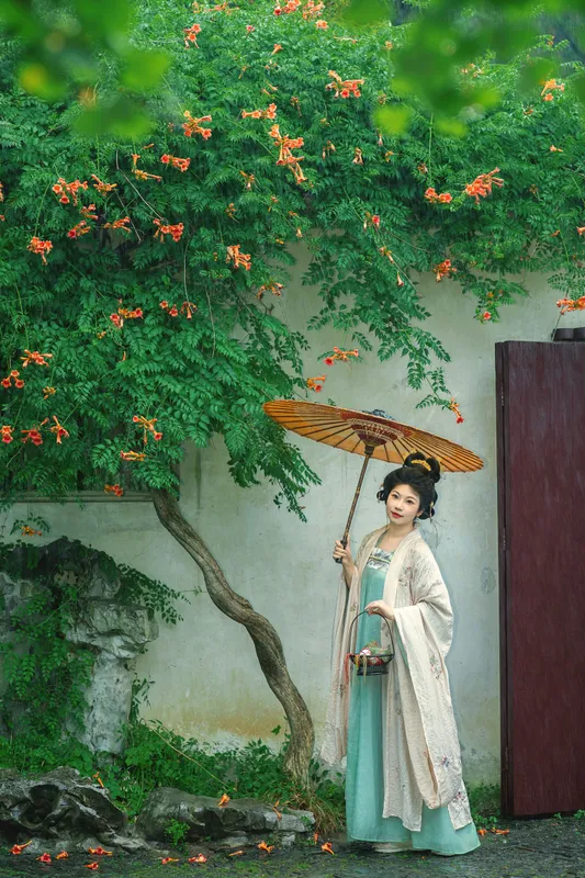 奶油大红枣 - 《凌霄下的唐风少女》[11P]