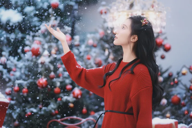 《白色圣诞·冬日限定的温柔女神》[10P]