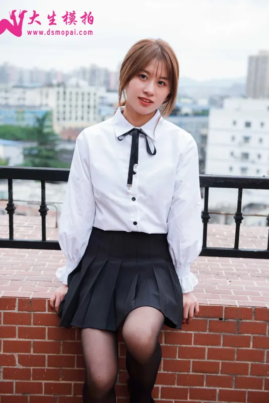 大生模拍 No.152 小颖 学院黑丝 [48P]