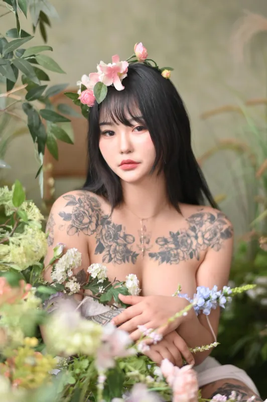 Boyeon Jeon – Nude Flower [54P] - 机器猫次元