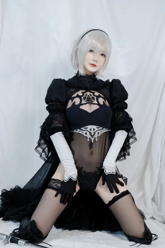 51酱 - 2B黑婚纱 [53P] - 机器猫次元