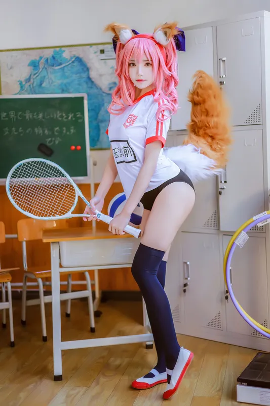 桜桃喵 – 玉藻前体操服 [31P] - 机器猫次元