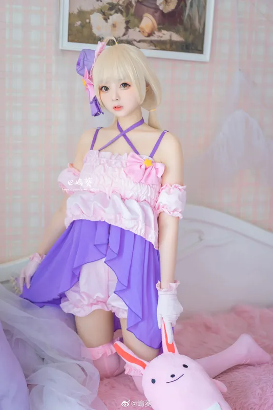 嶋葵 双叶杏打歌服 [8P] - 机器猫次元