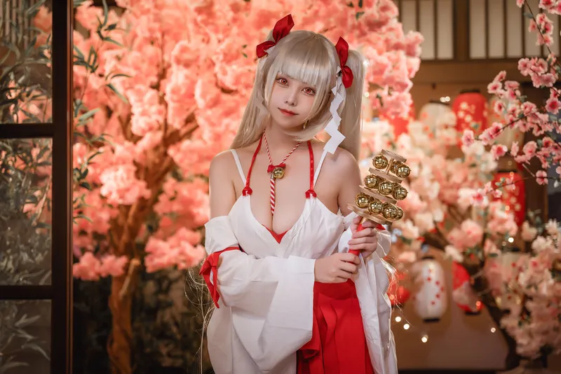 蜜汁猫裘 – 可畏巫女 [50P] - 机器猫次元