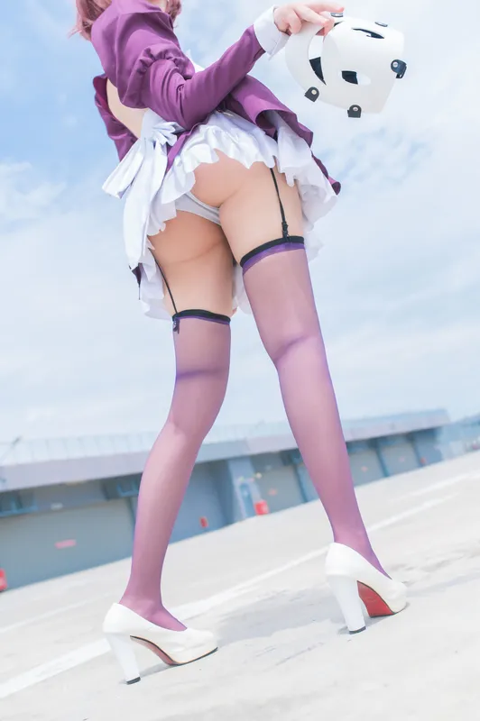 花リリ – Maid Mask [12P] - 机器猫次元