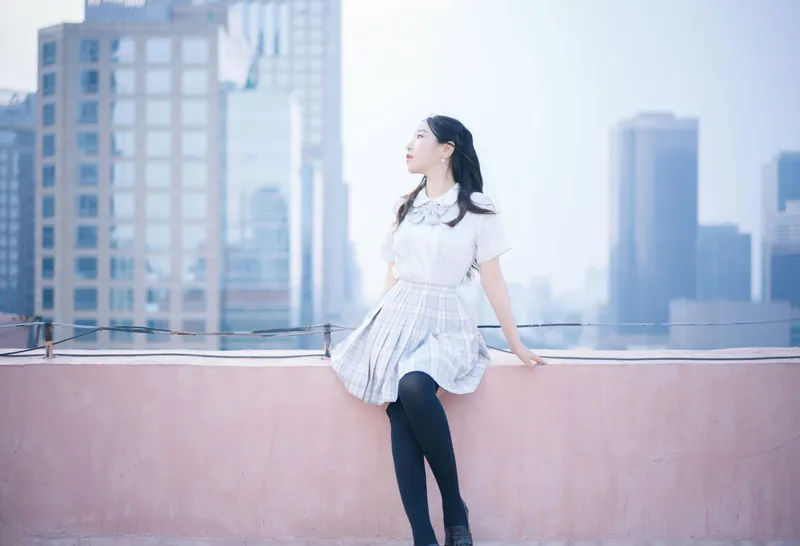 穆零Mu0 – 天台jk [21P]