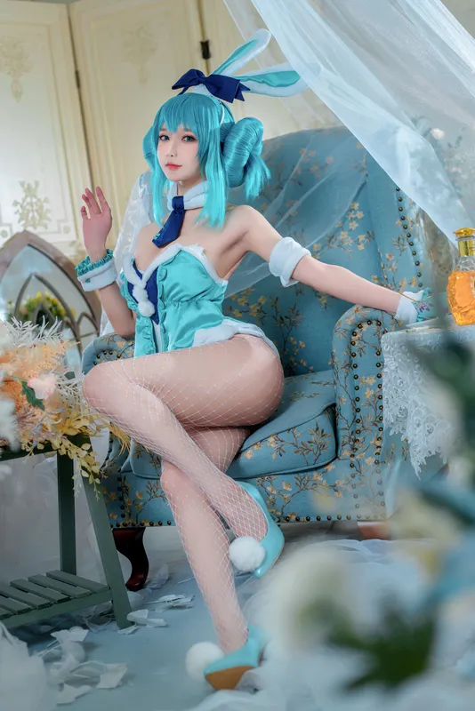 阿包也是兔娘 – 白兔miku [28P] - 机器猫次元