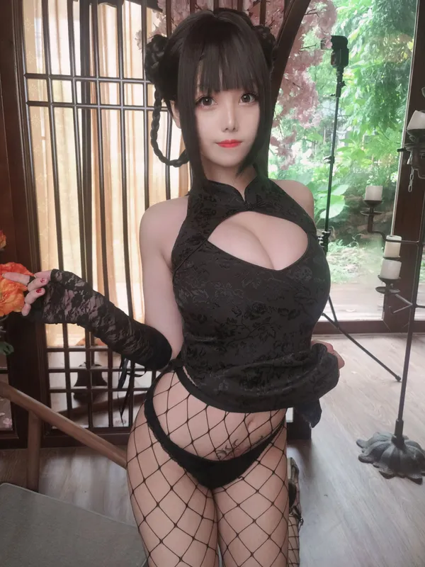 蜜汁猫裘 – 皮衣舞娘 [45P] - 机器猫次元