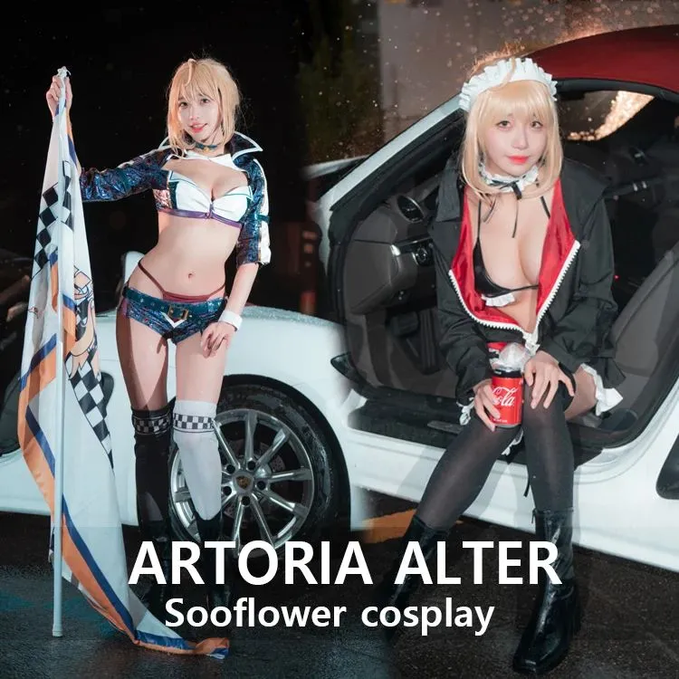 [CreamSoda] Sooflower – Artoria Alter Cosplay [57P]