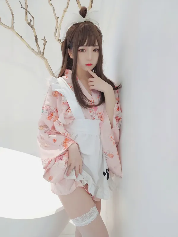 古川kagura 浴衣女仆 [13P] - 机器猫次元