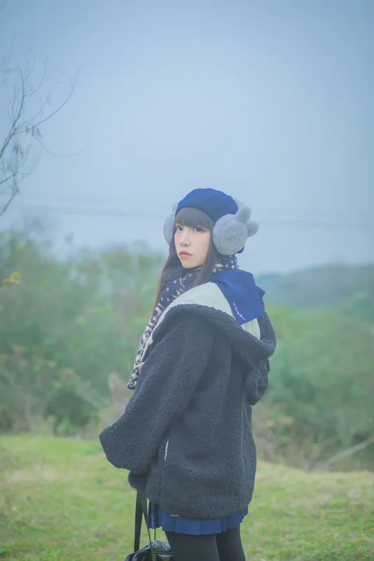 二佐Nisa – 初春外拍 [9P] - 机器猫次元