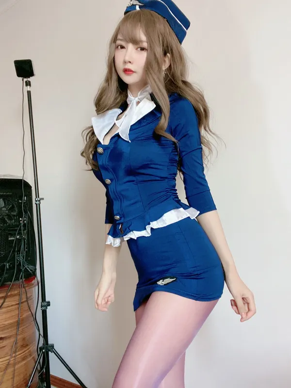 51酱 - 蓝色制服装 [35P] - 机器猫次元