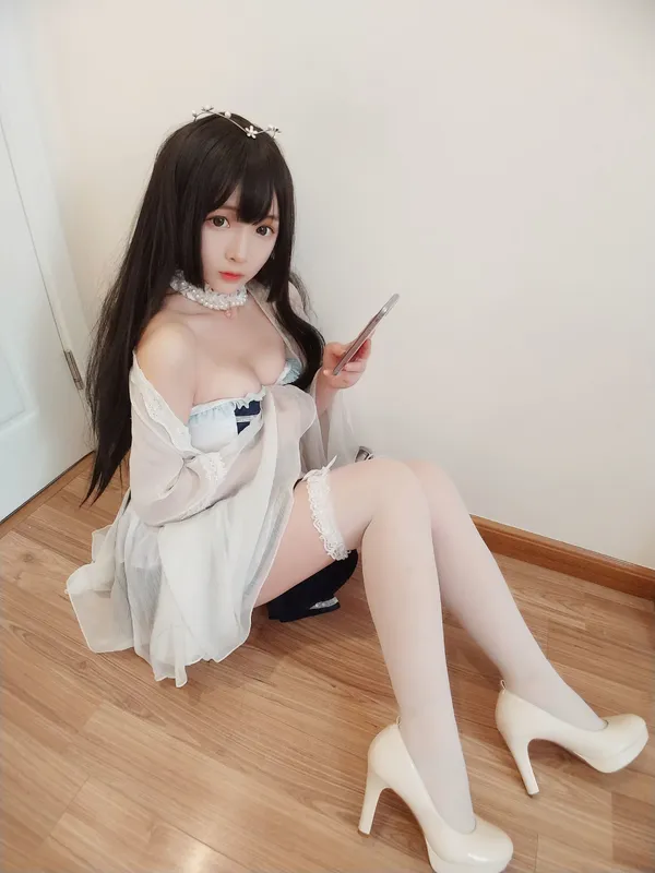 古川kagura 白丝 [44P] - 机器猫次元