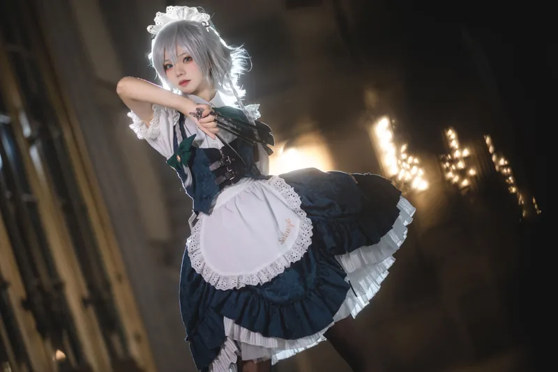 花柒Hana - 星雨咲夜女仆 [9P] - 机器猫次元