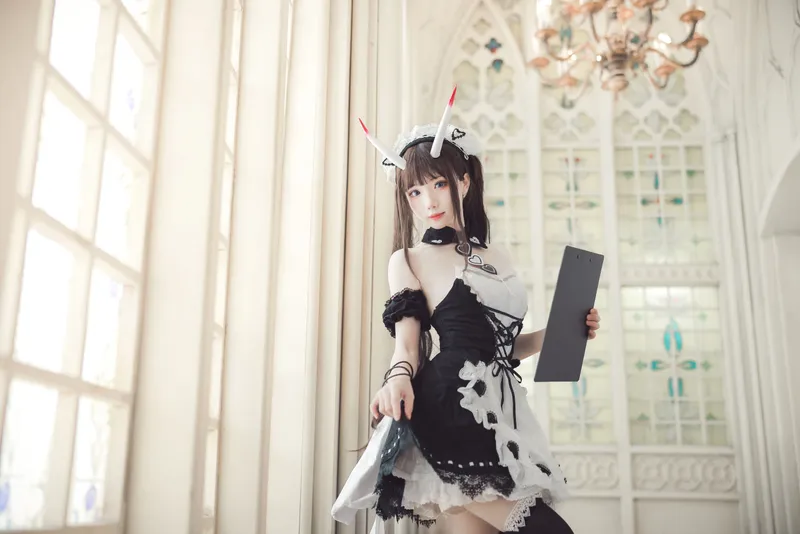 花柒Hana - 能代女仆 [21P] - 机器猫次元