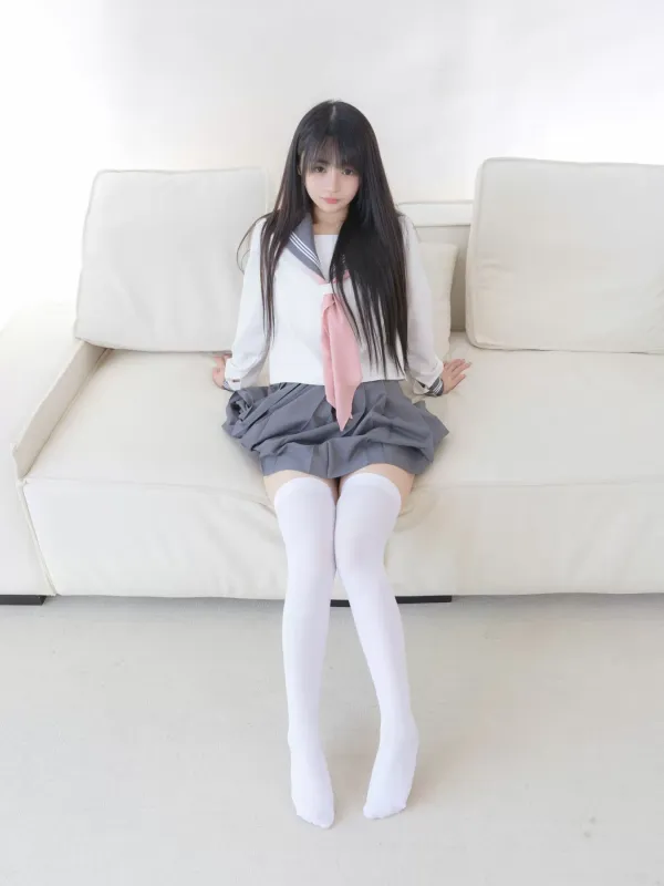 桜井宁宁 – 双马尾白丝JK [85P] - 机器猫次元