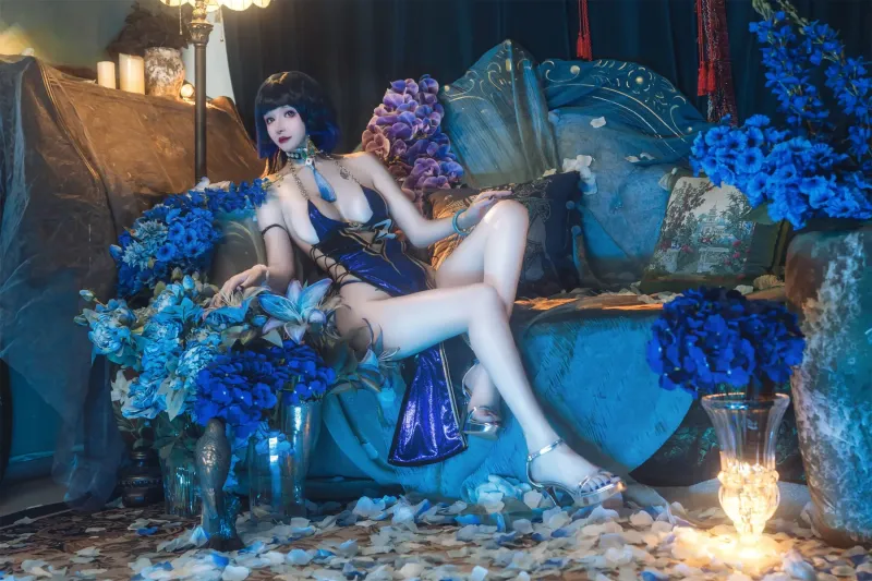 鹿八岁 – 原神 夜兰 [60P] - 机器猫次元