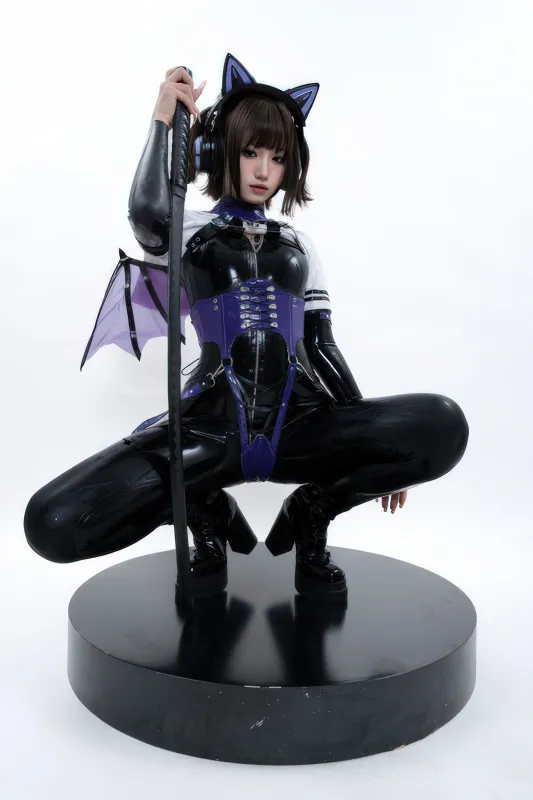 柒柒要乖哦 – 白棚胶衣 [78P] - 机器猫次元