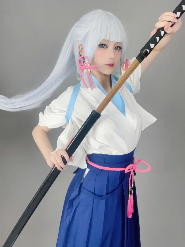 幼愛Youmeko – 原神 神里绫华 [47P] - 机器猫次元