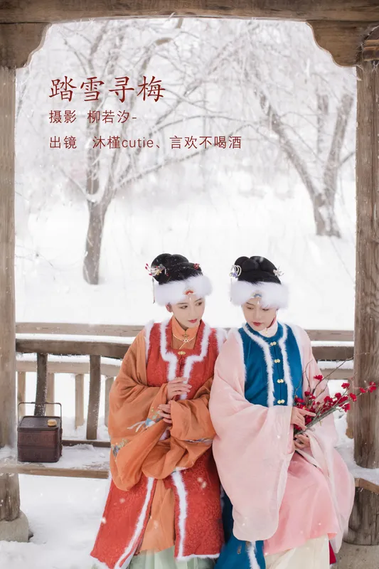 言欢不喝酒 沐槿cutie – 《踏雪寻梅》[26P] - 机器猫次元