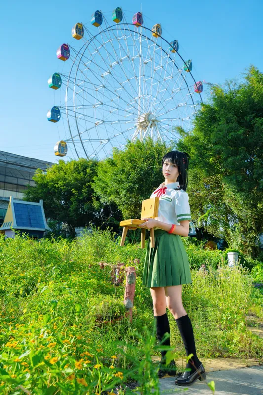 苏槿吃不吃葱 – 《广州 废弃游乐园 学姐的铃芽之旅！》[43P] - 机器猫次元