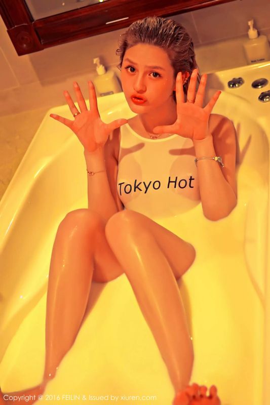 史雯Swan《Tokyo Hot湿身+蕾丝内衣》 嗲囡囡 Vol.037 - 机器猫次元