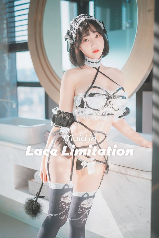 [DJAWA] Kang Inkyung – Maid in Lace Limitation [51P] - 机器猫次元