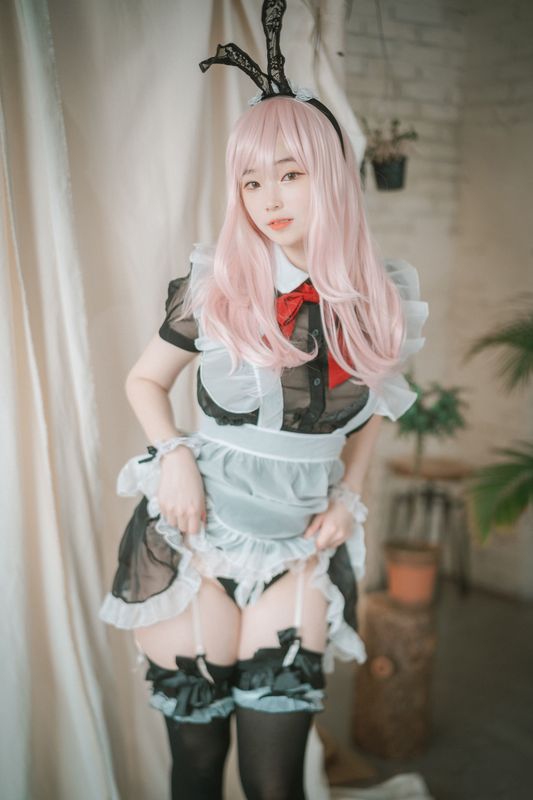 [DJAWA] Bambi – Sheer Bunny Maid [50P] - 机器猫次元