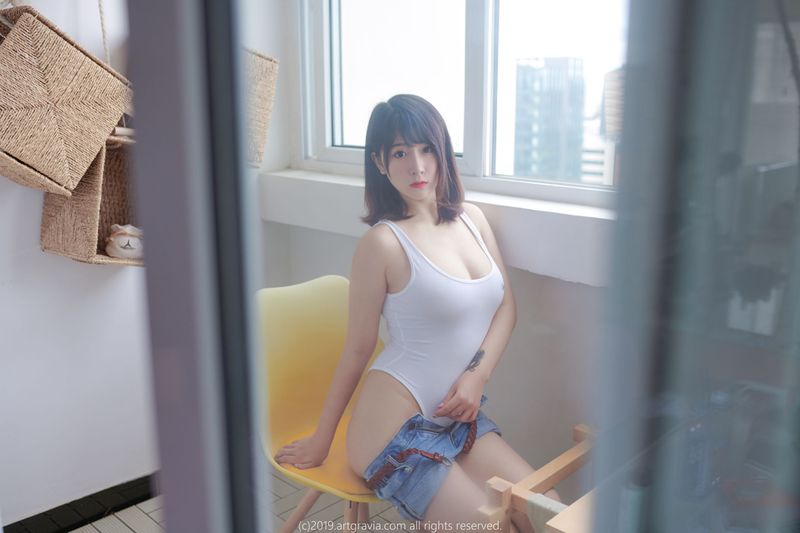 [ARTGRAVIA] 猫九酱Sakura 高叉连体衣&齐逼小短裙 [61P] - 机器猫次元 - 机器猫次元