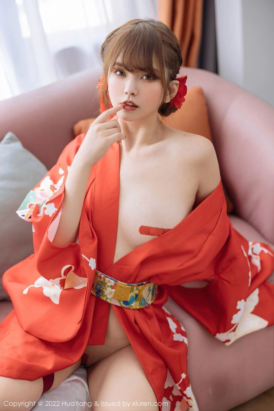 花漾 VOL.518 张思允Nice 和服美臀 - 机器猫次元
