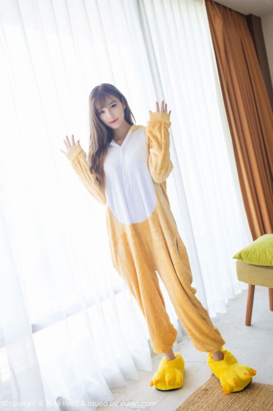 sugar小甜心CC《美女扮野兽+旗袍与丝袜》 爱蜜社IMiss Vol.136 - 机器猫次元