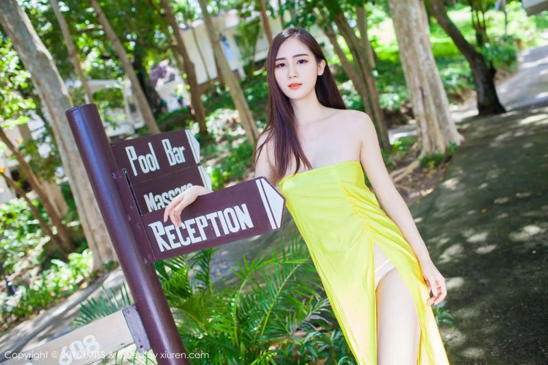 高挑美女SISY思《4套清新服饰》 爱蜜社IMiss Vol.041 - 机器猫次元