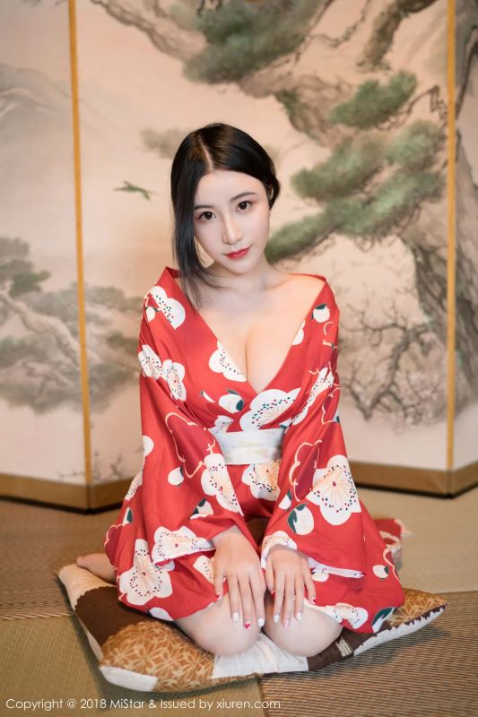 谢芷馨Sindy《娇艳红色和服》 魅妍社 VOL.210 - 机器猫次元