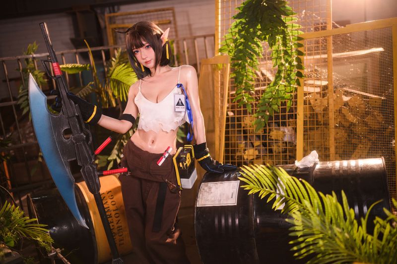 阿包也是兔娘 – 明日方舟 森蚺 [33P] - 机器猫次元