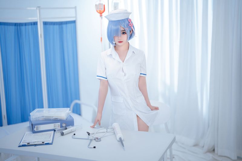 桜井宁宁 – 雷姆护士 [108P] - 机器猫次元