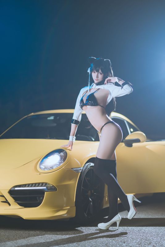masaki雅祈 – 碧蓝航线 赛车爱宕 [23P] - 机器猫次元